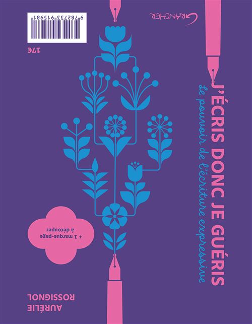 Couverture verso livre j'écris donc je guéris